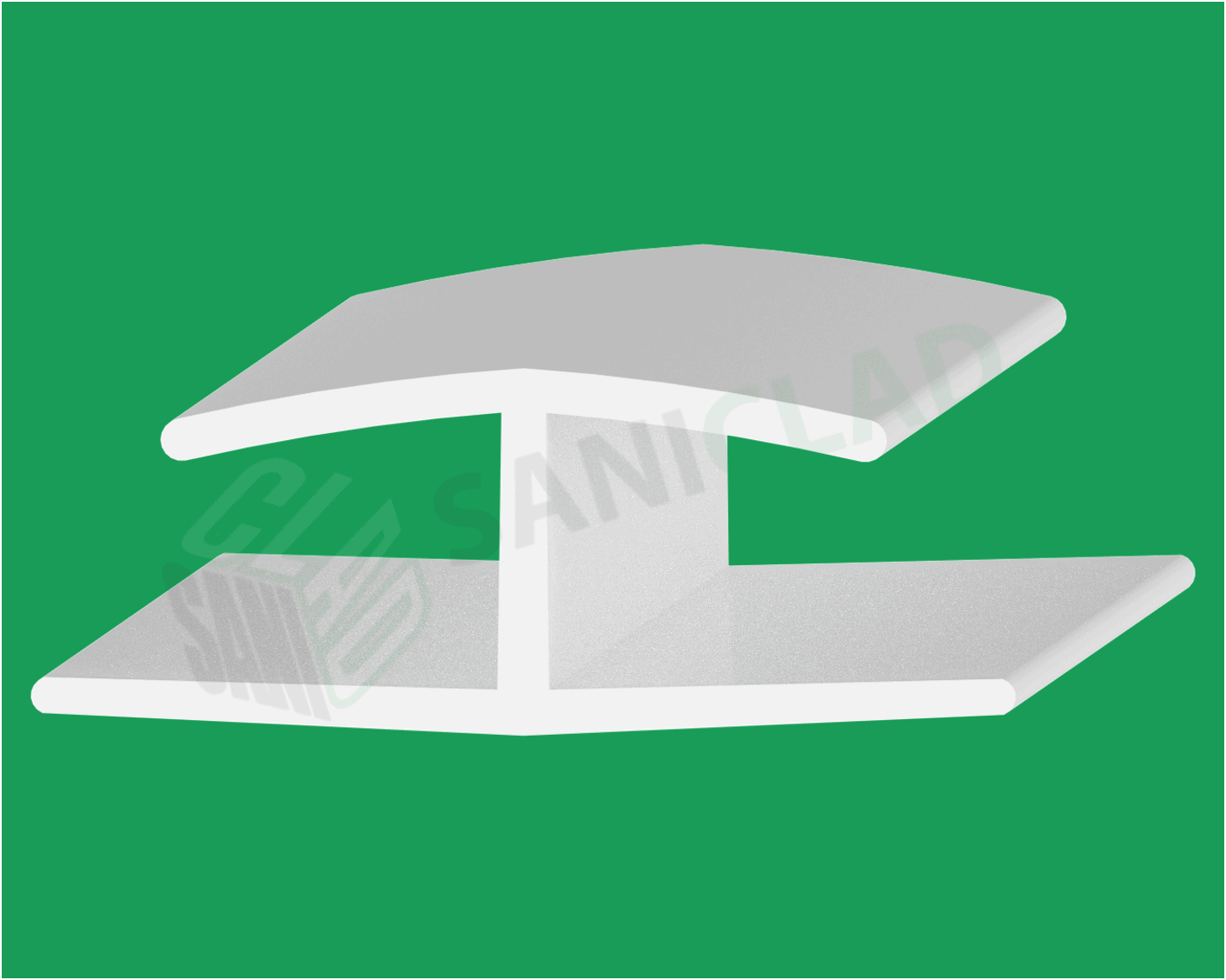 10mm Ceiling / SaniBoard™ "H" Joining Strip White 3.05m 9 10mm Ceiling / SaniBoard™ "H" Joining Strip White 3.05m