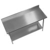 Stainless Steel Wall Prep Table Bench 1500mm