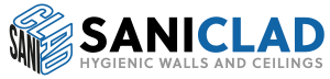 saniclad hygienic wall cladding blue
