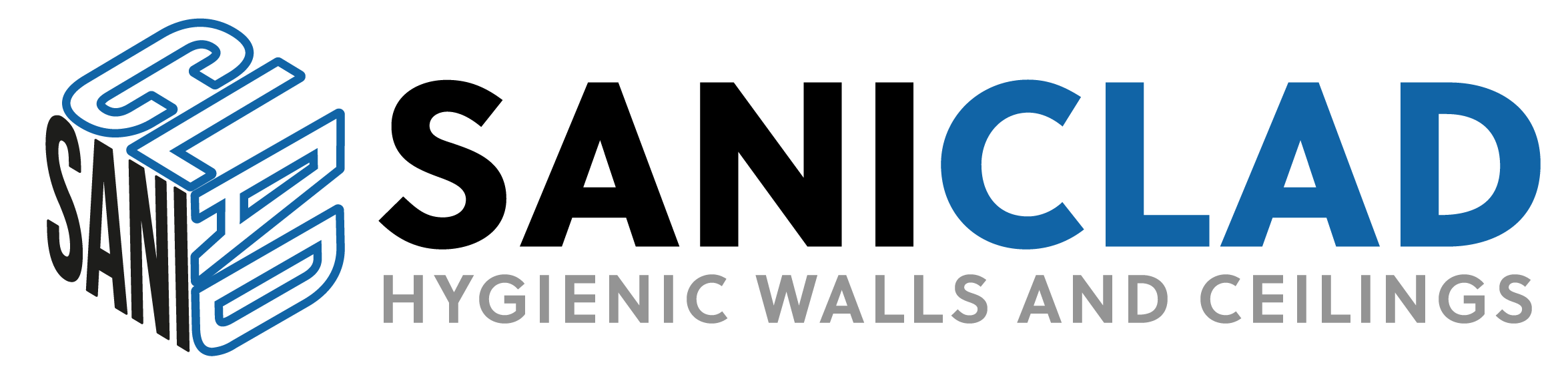 saniclad hygienic wall cladding blue